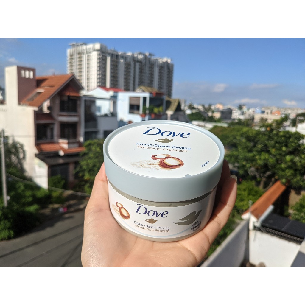 Tẩy Da Chết Dove Chăm Da Sáng Mịn Bản Đức 225ml_Tín đồ skincare