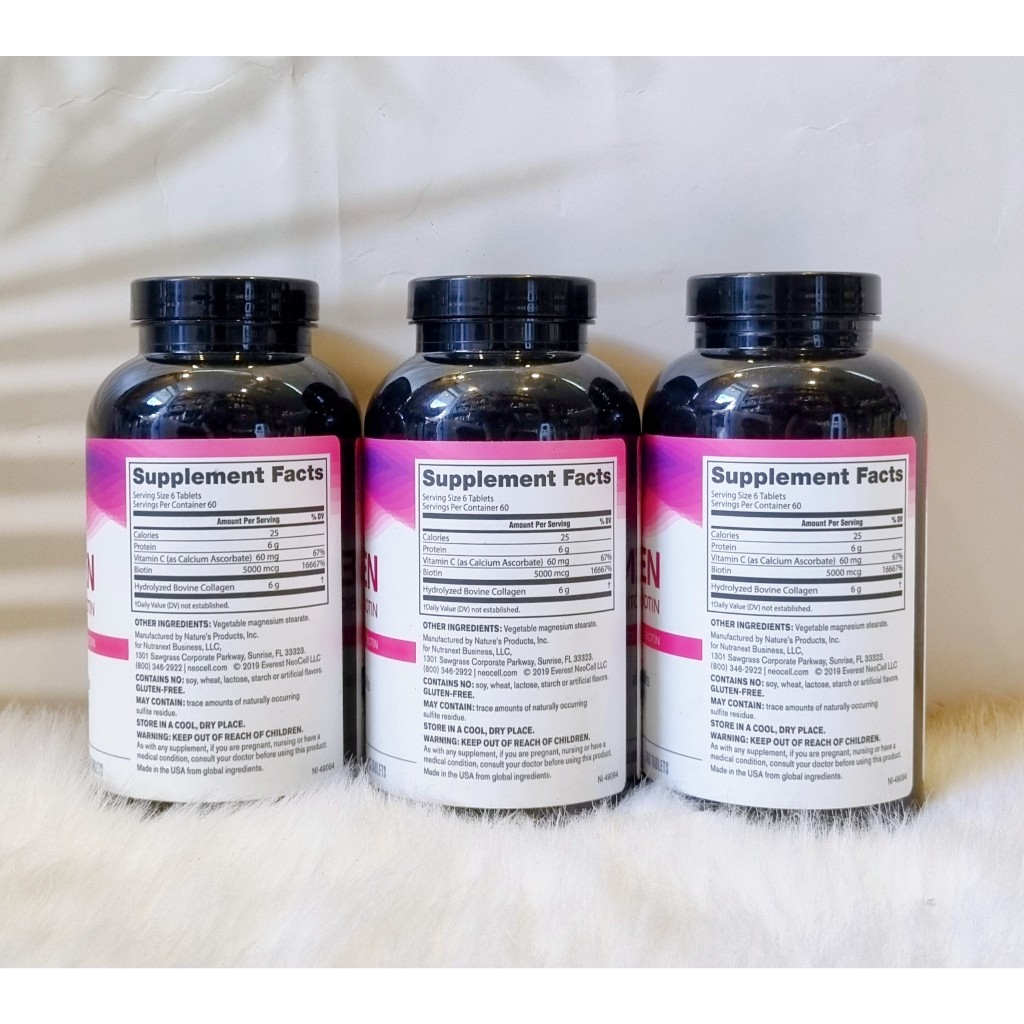 Viên uống Collagen Neocell C+ hộp.