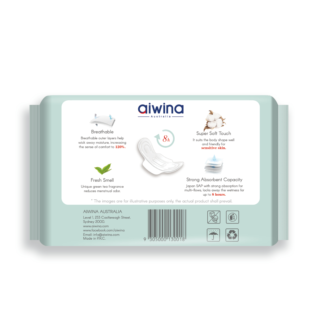 Băng Vệ Sinh Aiwina Gói 4 Miếng Siêu Mềm Mỏng Cánh 33cm Ban Đêm