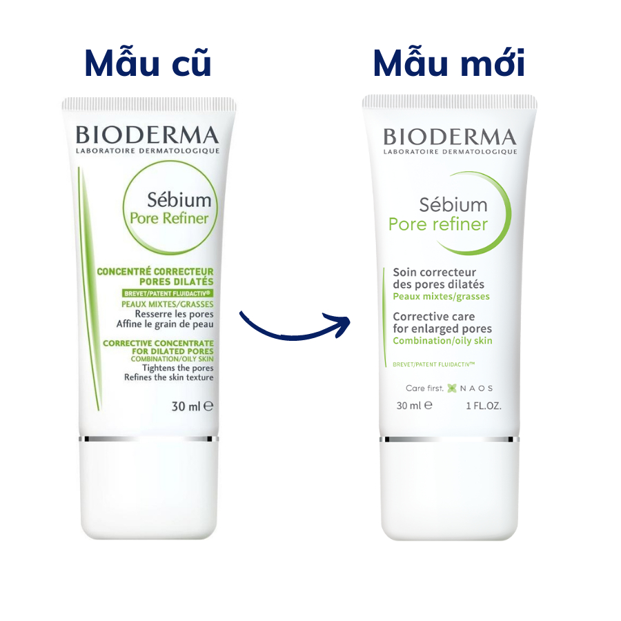 [Mã FMCGWA102 giảm 10% đơn 400K] Kem Làm Se Khít Lỗ Chân Lông Và Giảm Dầu Cho Da Nhờn Bioderma Sebium Pore Refiner 30ml