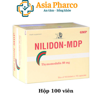 Hộp Nilidon-MDP hỗ trợ sức đề kháng hằng ngày dạng vỉ 100 viên