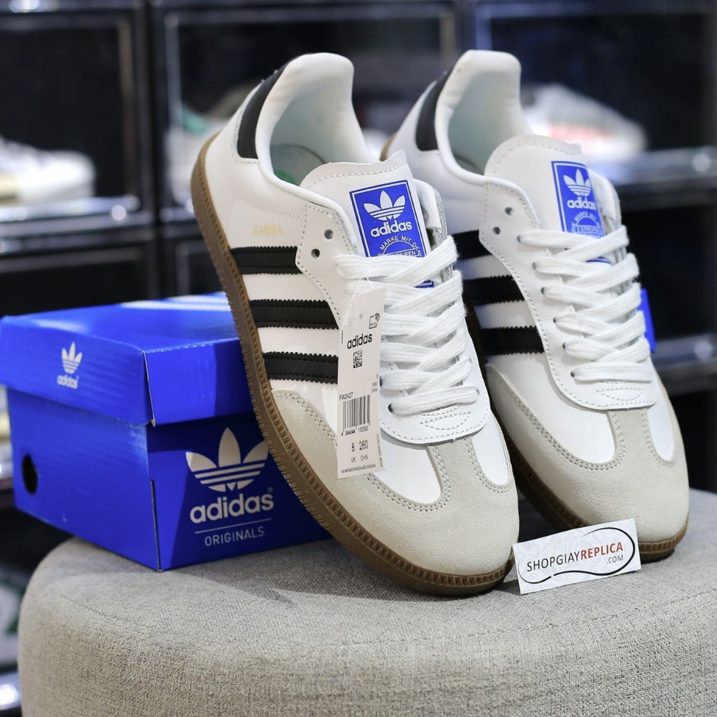 Hot Giày adidas samba nam nữ Bản Cao Cấp, Giày samba Đế Cao Su Nguyên Khối Đủ Size 36-43 full box bill PK