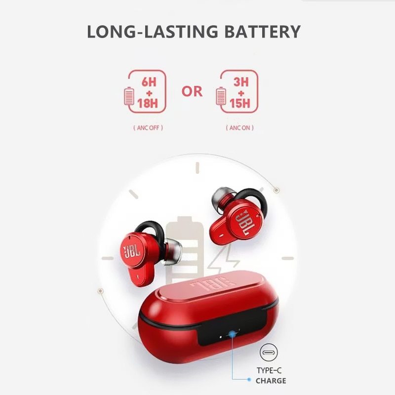 Tai Nghe Nhét Tai - Tai Nghe Bluetooth True Wireless JBL REFELCT X600 Pro TWS . Âm bass mạnh mẽ Chống ồn ANC.