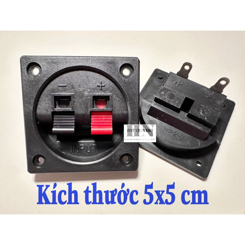 Trạm Loa Kẹp Dây 2 Chấu Loại Tròn / Vuông Lõi Tròn Và Dẹp