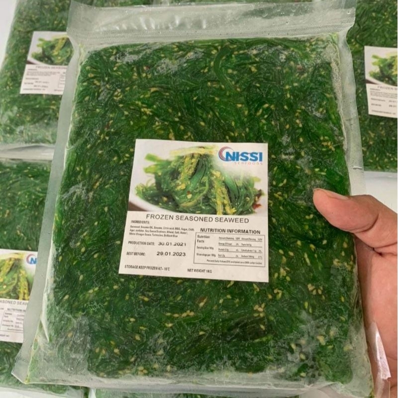 RONG BIỂN TƯƠI TRỘN MÈ 1Kg, Nhật Bản, hàng chuẩn ngon, date mới