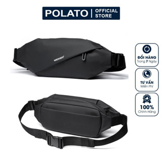 Túi Đeo Chéo Nam WEIXIER Chống Nước Chất Liệu Vải Oxford Hàng Cao Cấp, Đeo Trước Ngực Bao Tử POLATO