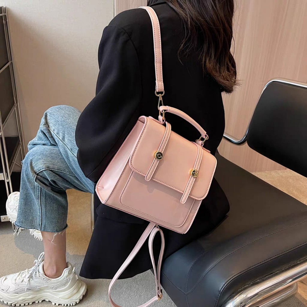 Balo nữ mini da pu đi học đi chơi nhỏ xinh dễ thương thời trang phong cách hàn quốc Miss bags BL 250
