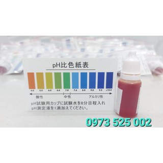 Dung dịch thử độ pH dành cho máy lọc nước điện giải