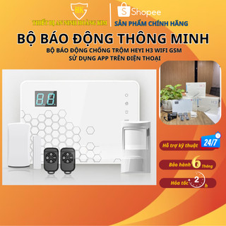 Bộ báo động chống trộm HEYI  wifi gsm sử dụng app trên điện thoại