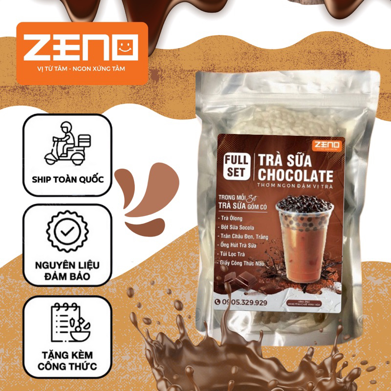 SET Trà Sữa Socola