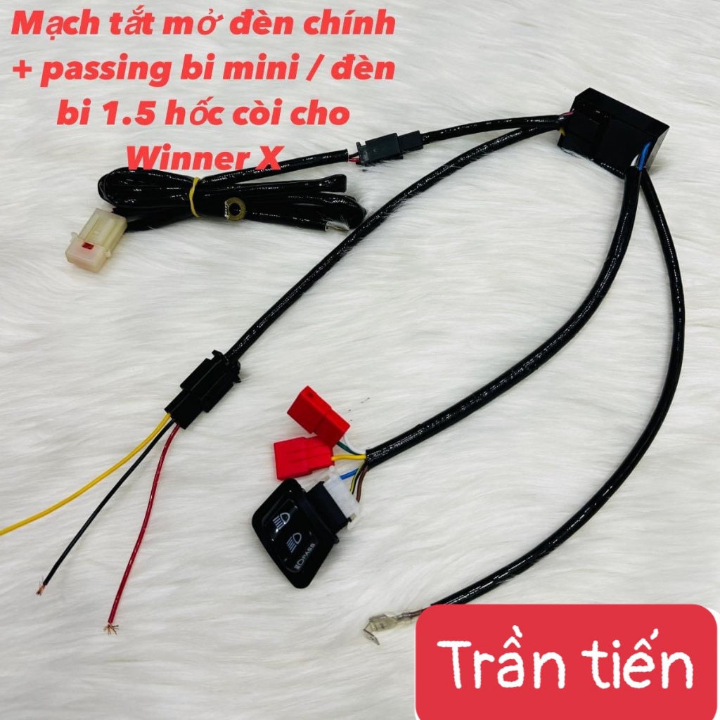 Combo bi cầu bi led MT 1.5.cho winerx