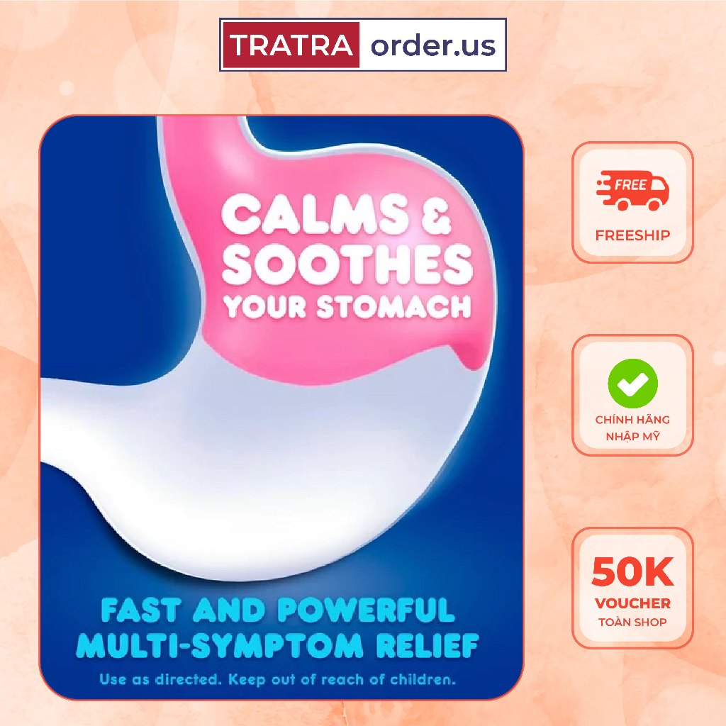 Siro Pepto Hỗ trợ tiêu hóa dạ dày Pepto Bismol - 354ml