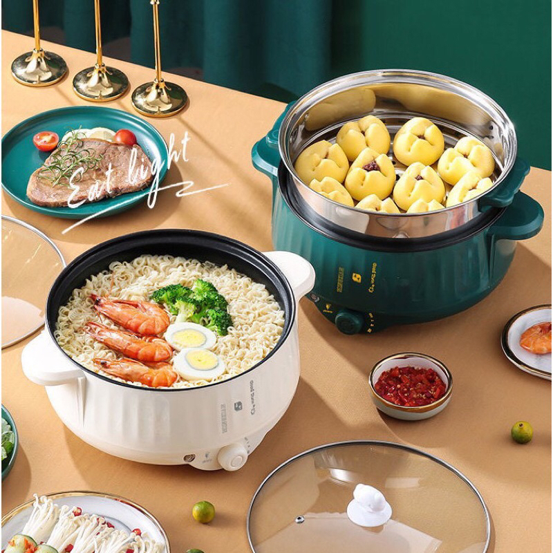 NỒI LẨU 28CM LỒNG HẤP INOX ( GIAO MÀU NGẪU NHIÊN )❤️