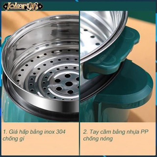 NỒI LẨU 28CM LỒNG HẤP INOX ( GIAO MÀU NGẪU NHIÊN )❤️