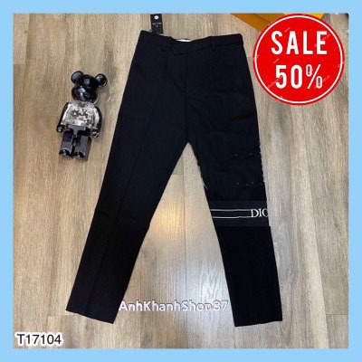 QUẦN TÂY ÂU HÀN QUỐC THÊU CHỮ DIO-R - CHẤT VẢI COTTON CỰC ĐẸP