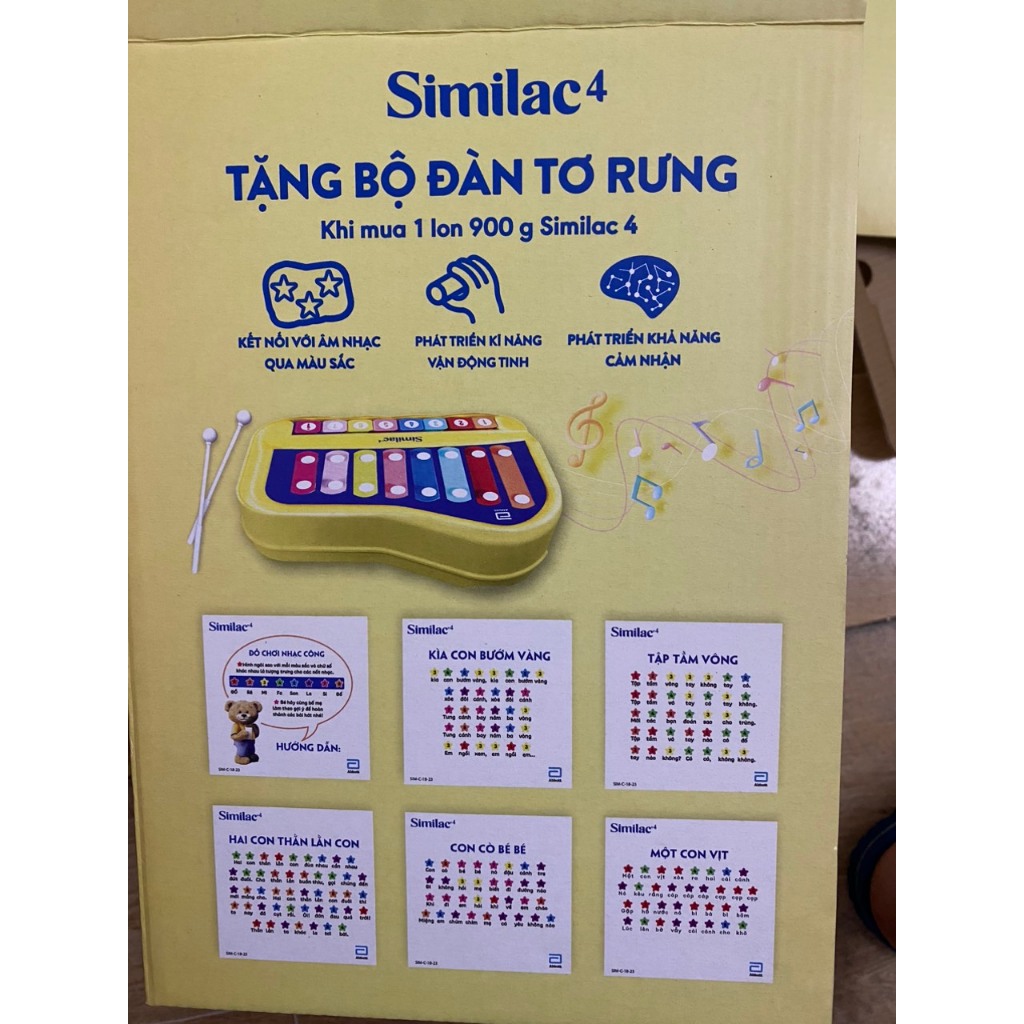 ĐỒ CHƠI ĐÀN TƠ RƯNG SIMILAC IQ QUÀ TẶNG TỪ SỮA SIMILAC