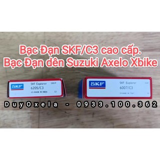 Bạc đạn dên axelo - skf/c3 chính hãng-6007 & 6205