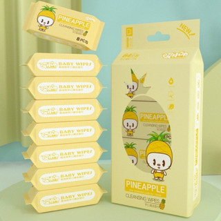 Combo 8 gói khăn ướt mini bỏ túi