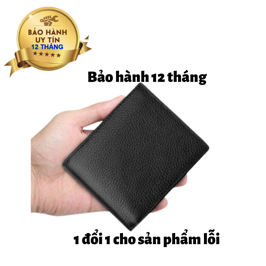 Ví Nam Da Bò Cao Cấp - Bóp Nam Tặng Kèm Hộp Dùng Làm Quà Tặng Thương Hiệu Racadoy- LT01