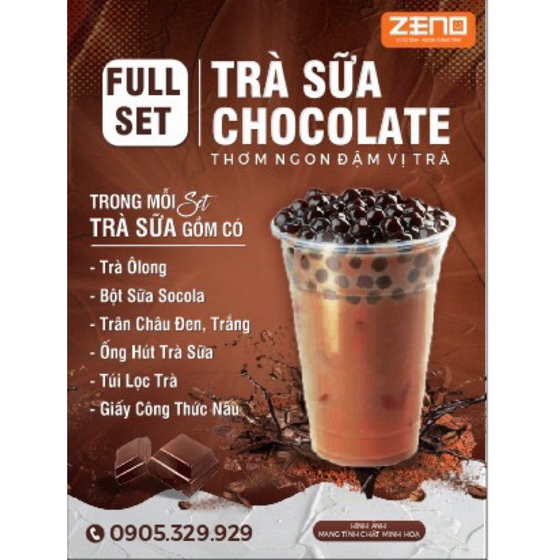 SET Trà Sữa Socola