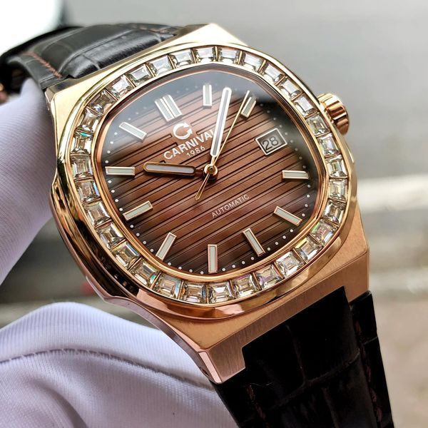 Đồng Hồ Cơ Nam Carnival Nautilus 8018G Chính Hãng
