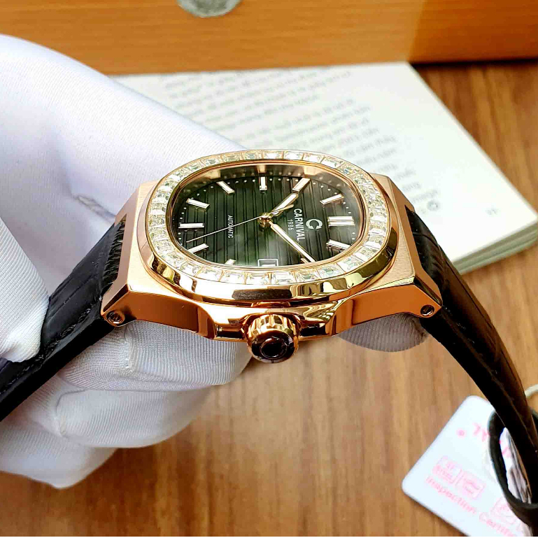 Đồng Hồ Cơ Nam Carnival Nautilus 8018G Chính Hãng