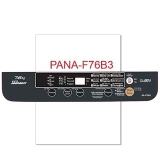 Tem bảng điều khiển máy giặt Panasonic Beat NA-F76B3