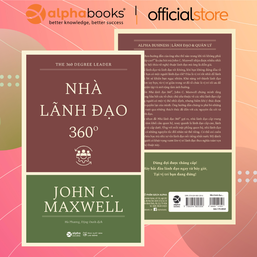 Sách - Nhà Lãnh Đạo 360 Độ (The 360° Leader - John C. Maxwell)