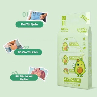 Combo 8 gói khăn ướt mini bỏ túi