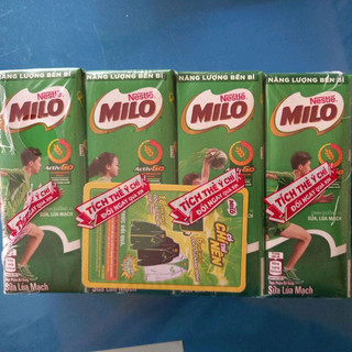 Lốc 4 Hộp SỮA MILO Lúa Mạch 180ml