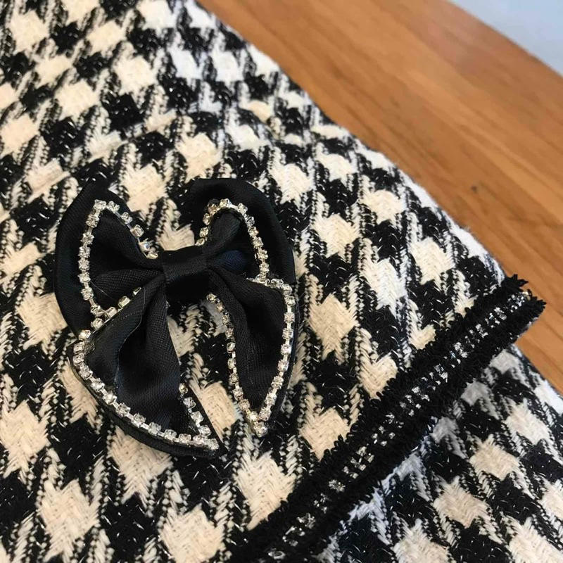 Áo tweed kê bé gái 120-160cm