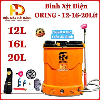   Chính Hãng  Bình phun thuốc bằng điện ORING 1 bơm và 2 bơm.TECHNOLOGY of JaPan. Bảo hành 1 Năm. 