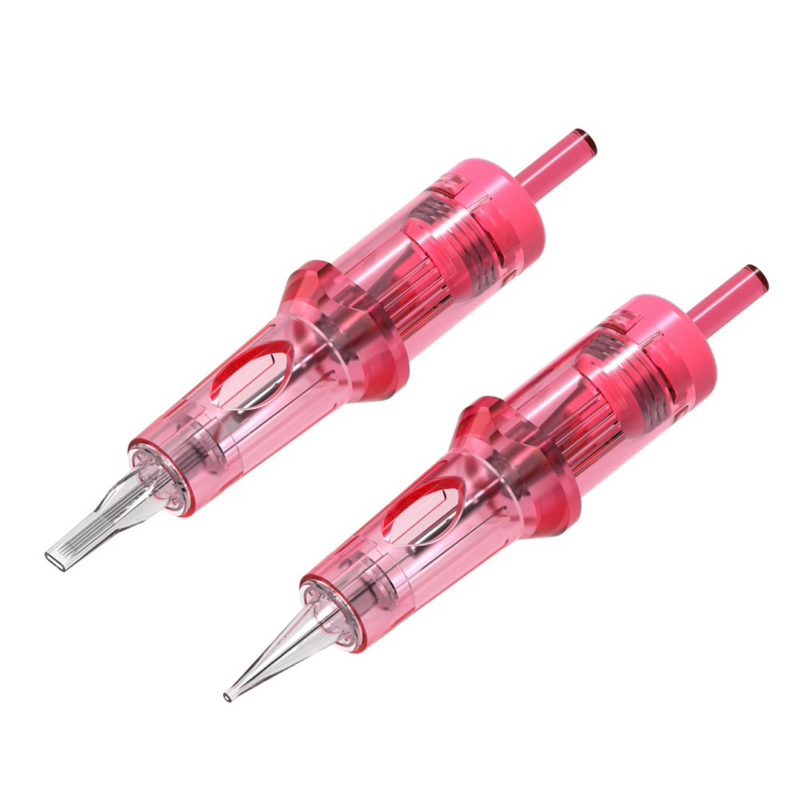 Kim Pen AMBITION Hồng - Sử Dụng Phun Xăm Thẩm Mỹ Tattoo - Nhiều Size - Hộp 20 Cây