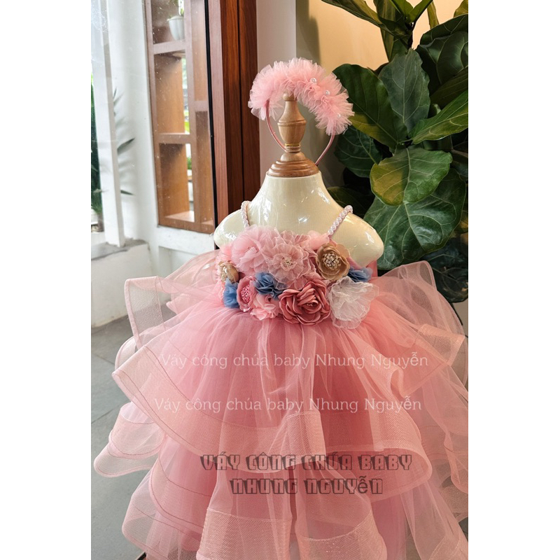 Váy cho bé hoa cước