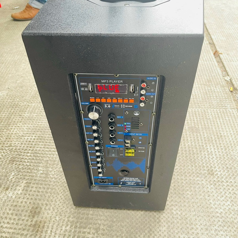 VỎ LOA KÉO MẠCH K10 VÀ MẠCH 15x35 2 BASS 20 2 TREP MẪU MỚI SÁCH TAY - 432VIETNAM