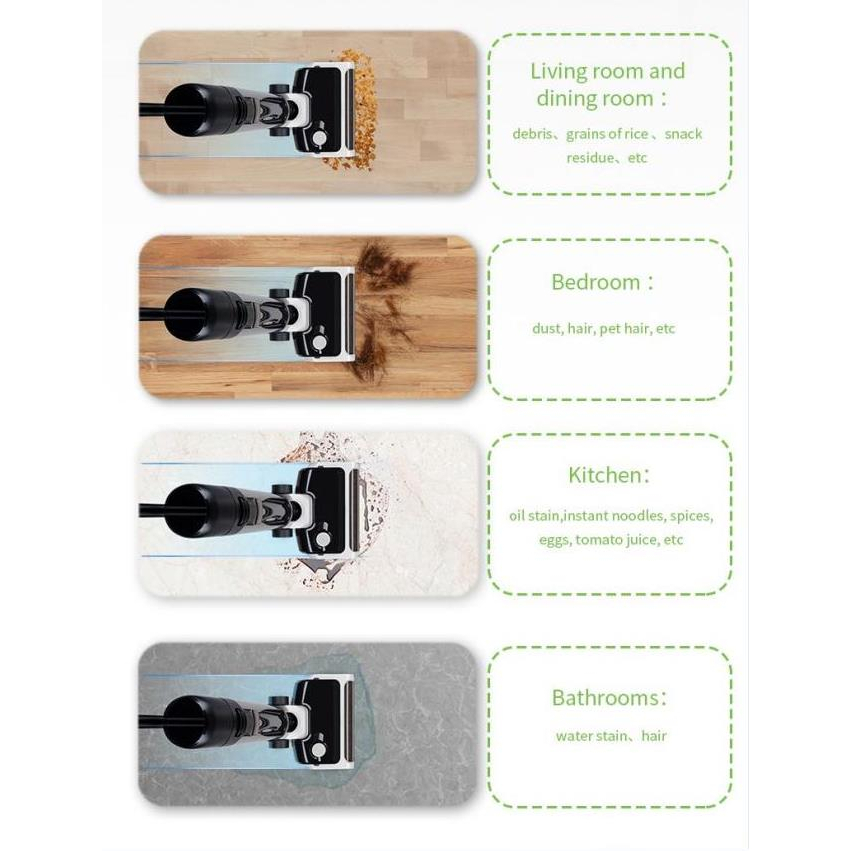 Máy Hút Bụi Khô & Ướt X8 PRO | Cây Lau Nhà Thông Minh Diệt Khuẩn 99.9% | hàng sẵn có Máy Hút Bụi Lau Nhà Cầm