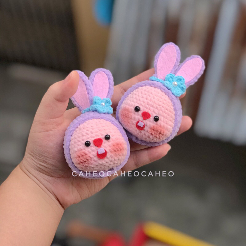 Móc chìa khoá/Thú bông trưng bày Loopy cosplay làm thủ công bằng len