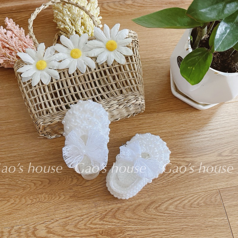 Set váy ren thiết kế tặng kèm turban cho bé gái đầy tháng, thôi nôi