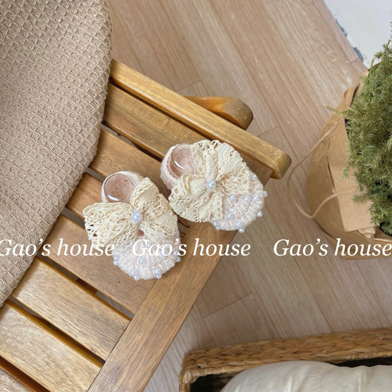 Set váy ren thiết kế tặng kèm turban cho bé gái đầy tháng, thôi nôi