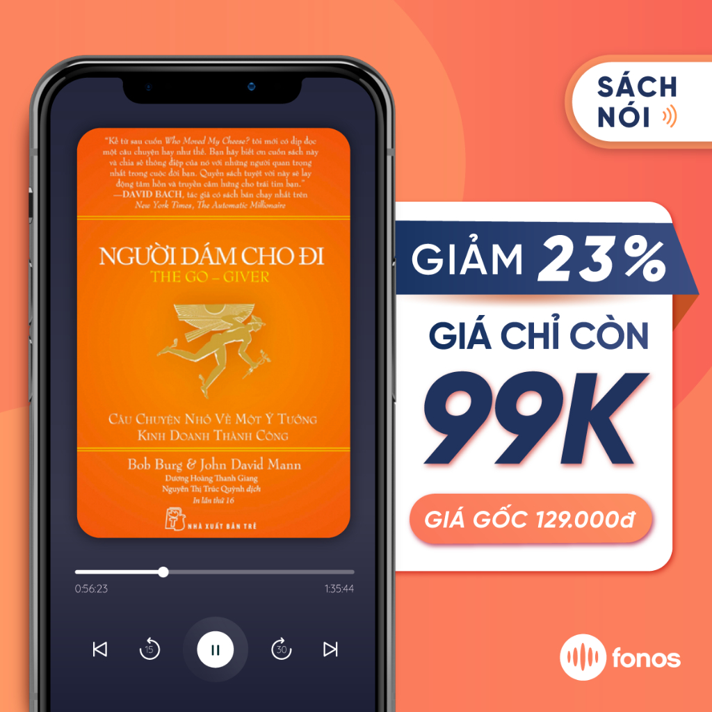 Sách nói: Người Dám Cho Đi [evoucher]
