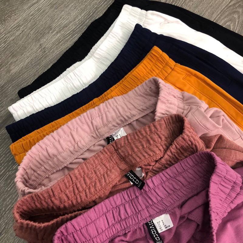 AnDi.vnxk Quần jogger nữ thun dây rút có túi