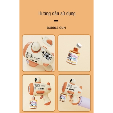 ĐỒ CHƠI NGOÀI TRỜI- SÚNG BẮN BONG BÓNG HÌNH VŨ TRỤ