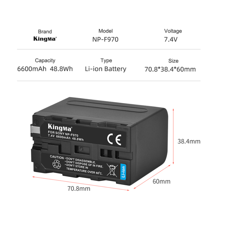 Bộ Kit Pin Kingma NP-F970