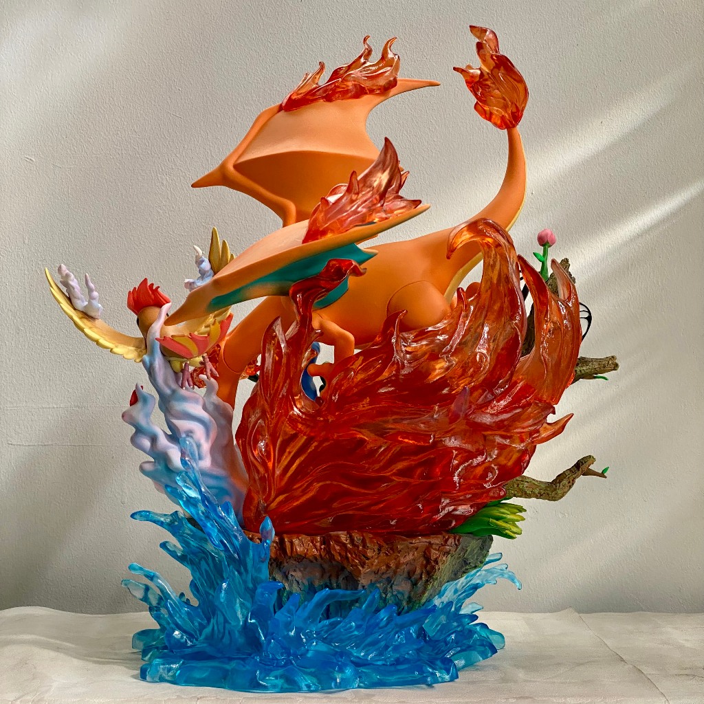 Mô hình pokemon của Satoshi  cao 41CM - mô hình Pokemon siêu to có LED - Ash pokemon mô hình tượng