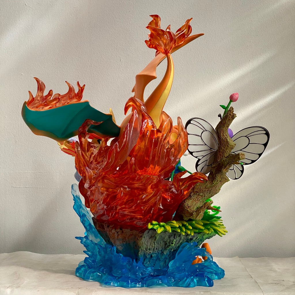 Mô hình pokemon của Satoshi  cao 41CM - mô hình Pokemon siêu to có LED - Ash pokemon mô hình tượng