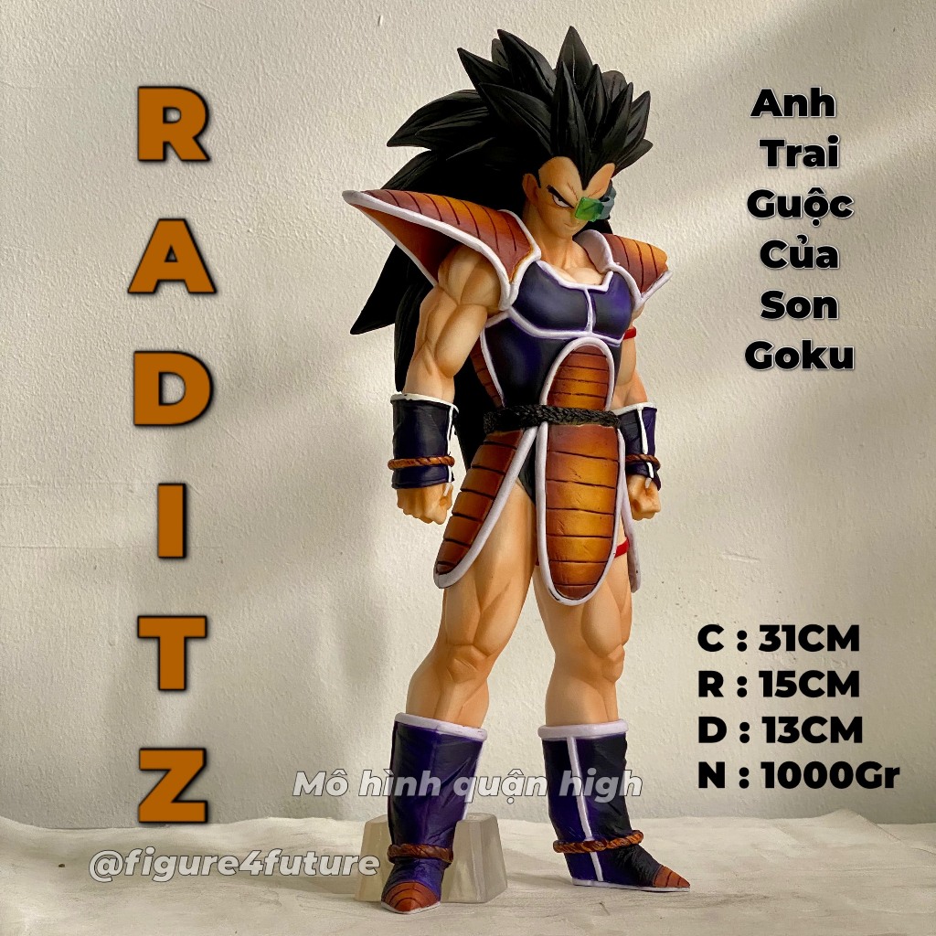 Mô hình nhân vật Raditz anh trai của Goku cao 31CM - Mô hình raditz cao 31cm - Dragonball figure radit
