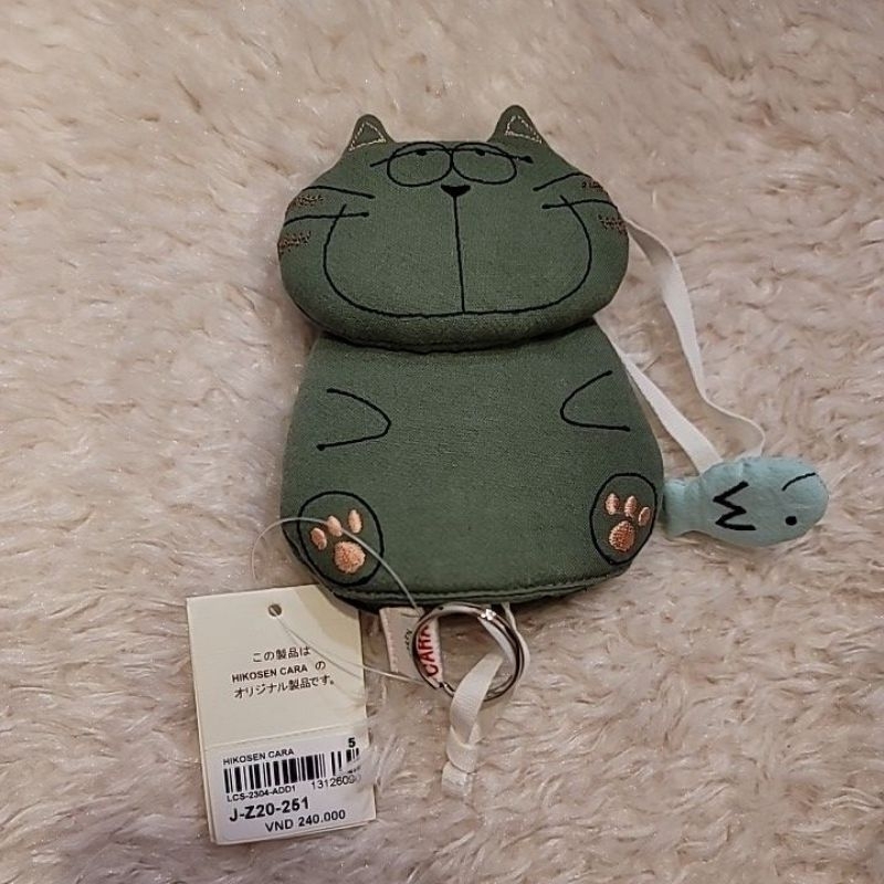 Móc khóa mèo ngố Hikosen