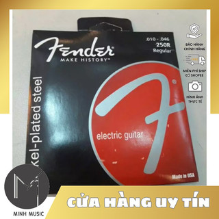 Bộ dây Đàn Guitar Điện Size 9 - 10 Fender hình thật