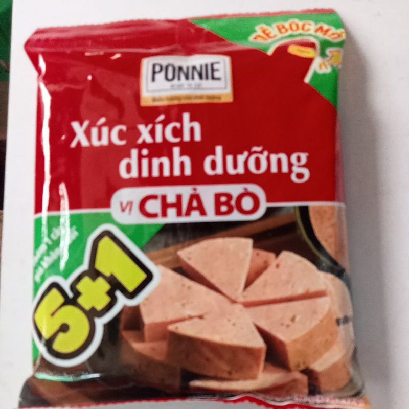Xúc xích dinh dưỡng ponnie 165g/1gói
