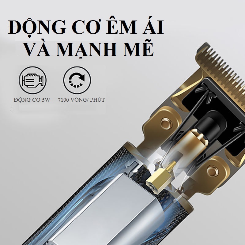 TÔNG ĐƠ CẮT TÓC / CẠO RÂU ĐIỆN TỬT9 USB KHÔNG DÂY , SẠC LẠI DÙNG CHO NAM VÀ NỮ